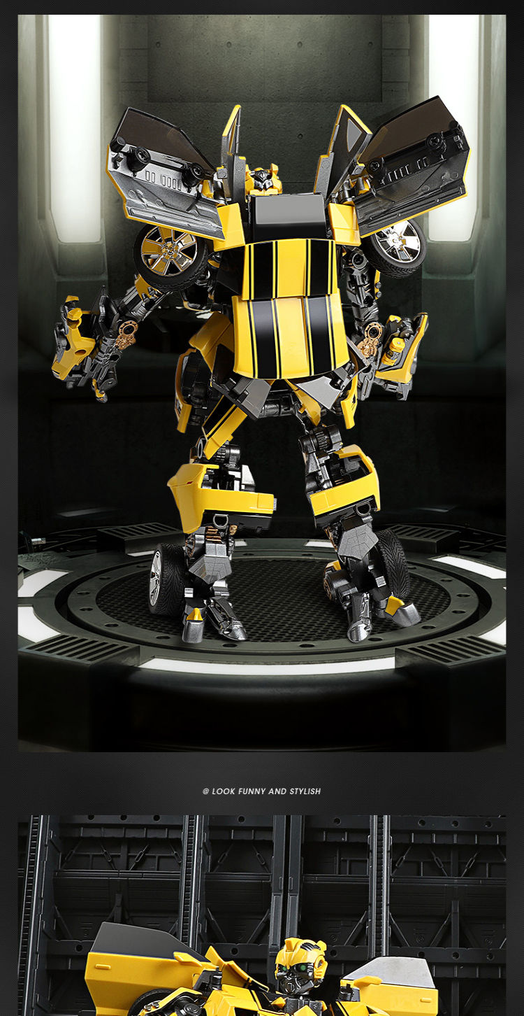 威将战刃大黄蜂男孩变形玩具金刚儿童汽车机器人模型擎天柱合金版 ys