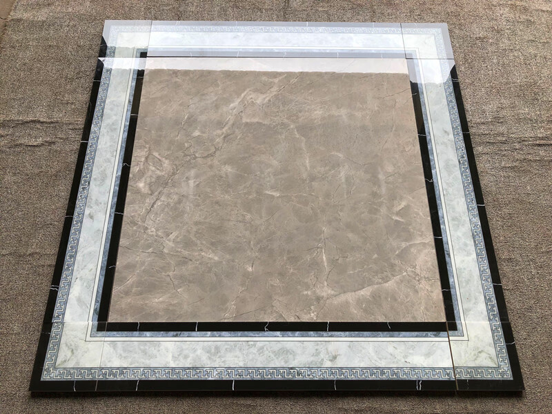 微晶石波导线800x150 瓷砖过道镀金波打线客餐厅圈边踢脚线条 透明