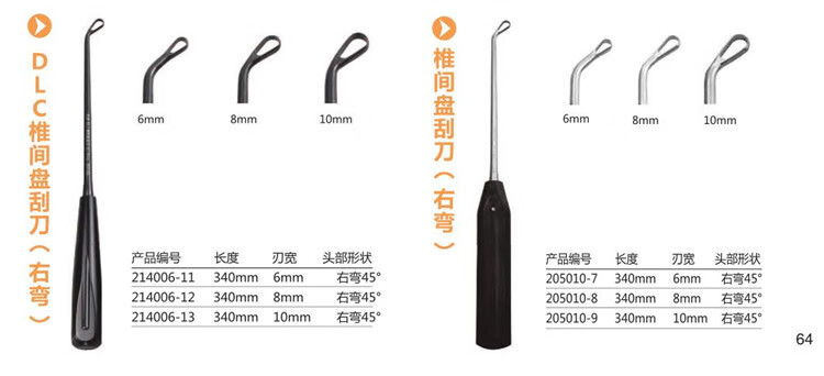 骨科手術器械醫用脊柱微創椎間盤圓頭空心刮刀前彎側彎融合器椎體刮勺