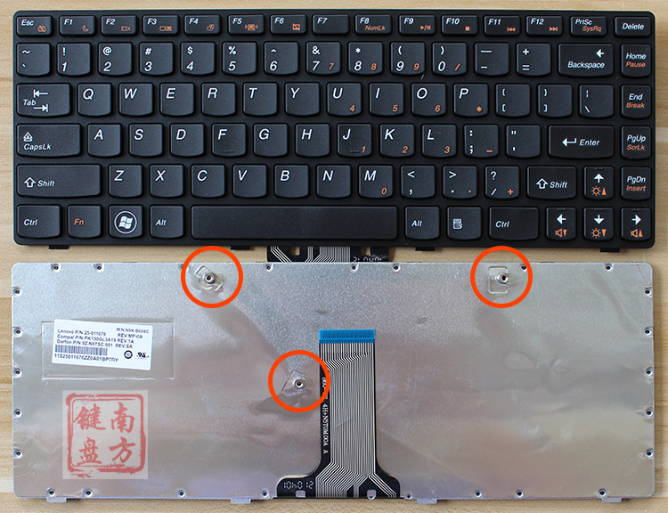 更换配件联想 g470 g475 g470ap v470 v470a b470 笔记本键盘更换