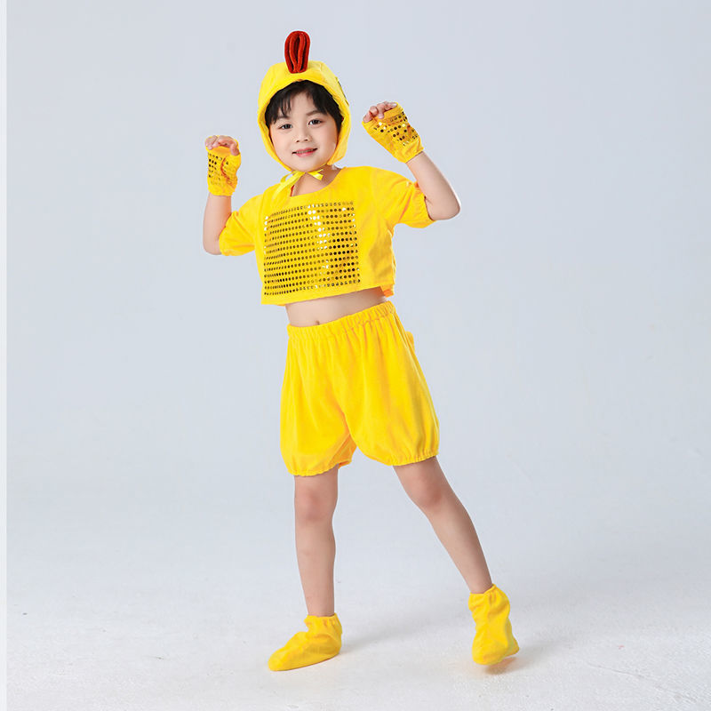 六一儿童节的服装小鸭子动物演出服小黄鸭妈妈讲故事舞蹈服幼儿节日