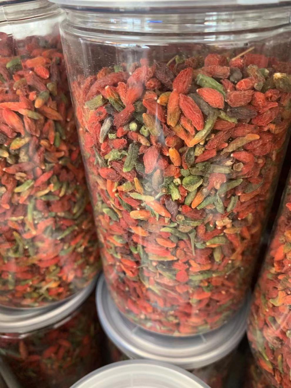 新货长白山枸杞小粒枸杞青枸杞无硫免洗红枸杞枸杞瓶装250克一瓶