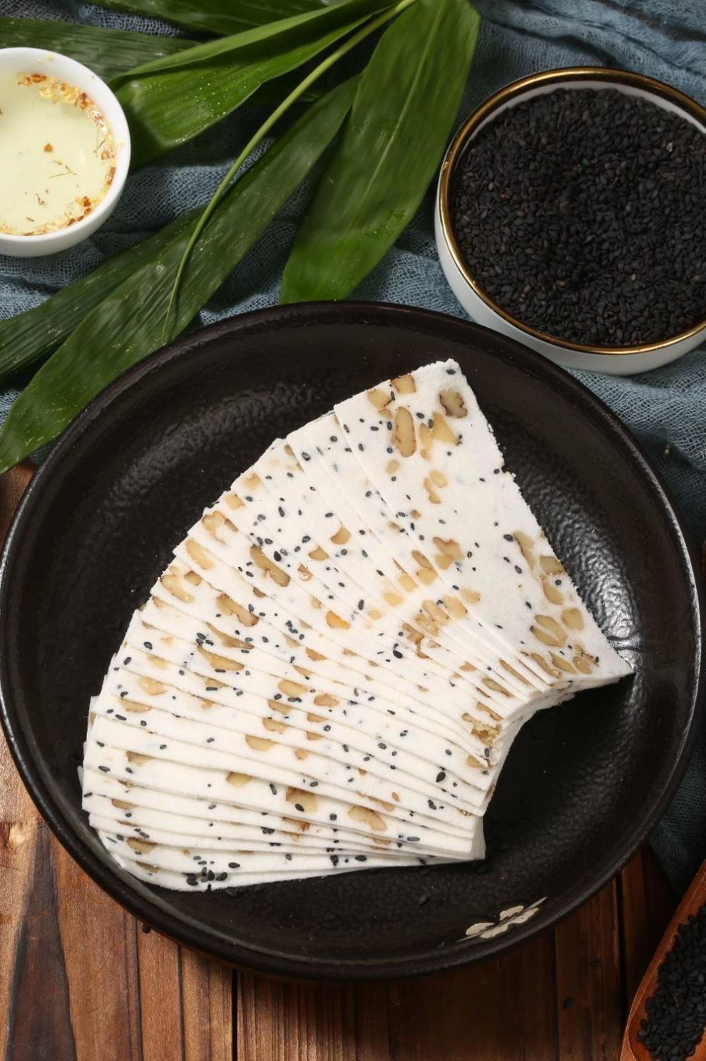 糕点礼盒装送礼阜宁大糕礼盒批发散装核桃仁黑芝麻云片