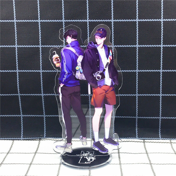 撒野周边立牌 蒋丞顾飞广播剧亚克漫双面摆件周边背包钥匙扣 撒野-3