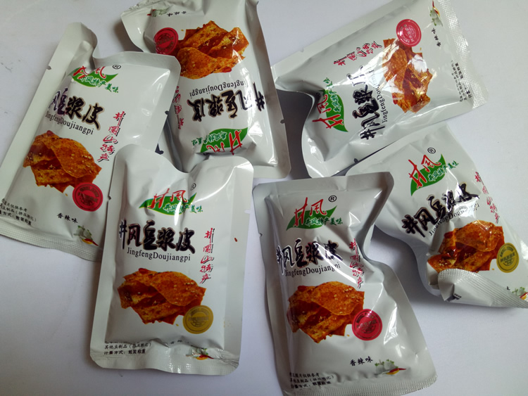 【严选好物】梨正元 井风豆浆皮井冈山特产麻辣豆皮即食豆腐皮干片
