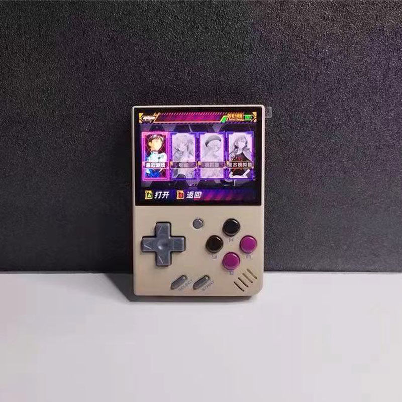 万代复古开源掌机迷你便携式gba口袋妖怪学生掌上ps1游戏机 白色128g