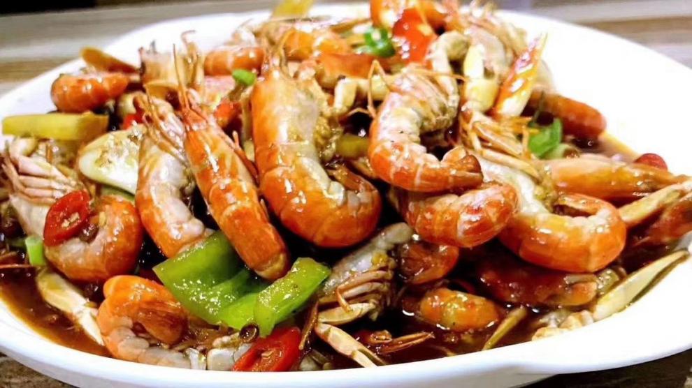 夹板虾鲜活狗虾新鲜嘎巴虾呛虾海鲜水产海虾鼓虾生冻大花虾 康胜谊