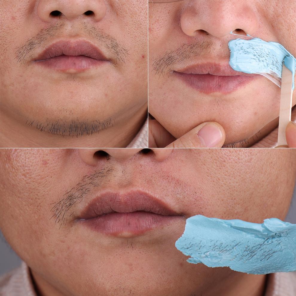 bluezoo蜜蜡脱毛蜡豆四肢脱毛拔腋毛胡子拔鼻毛蜡夏加热工具【图片