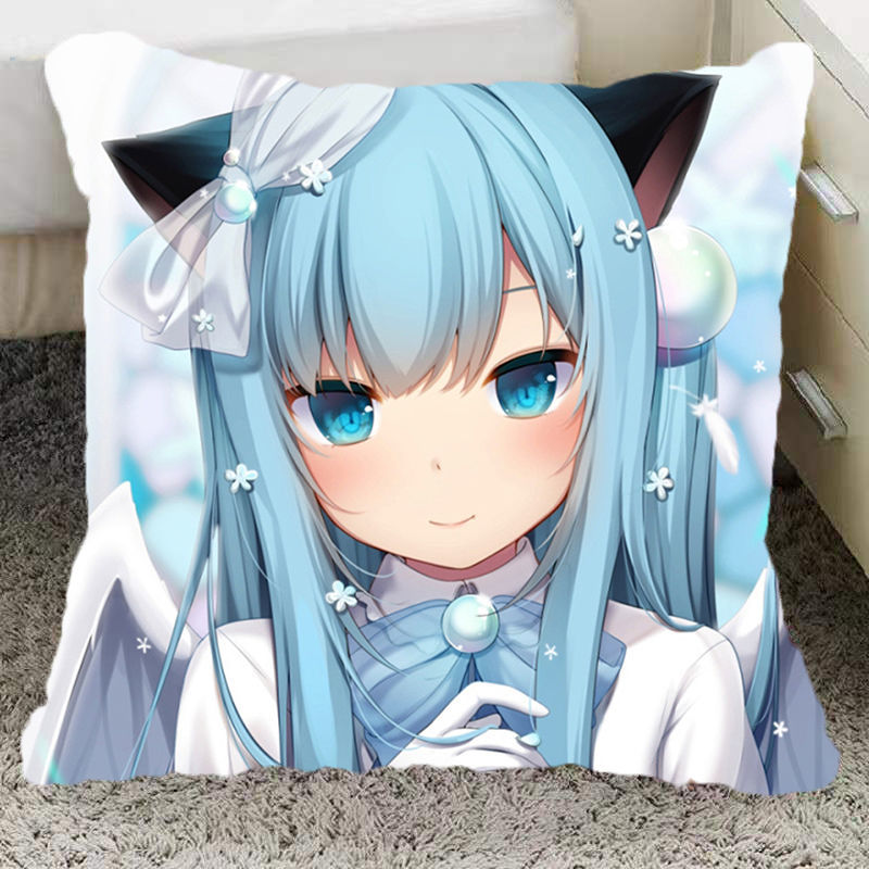 uhfv小米生态家居通用猫羽雫抱枕二次元动漫周边同款可爱枕套送男女