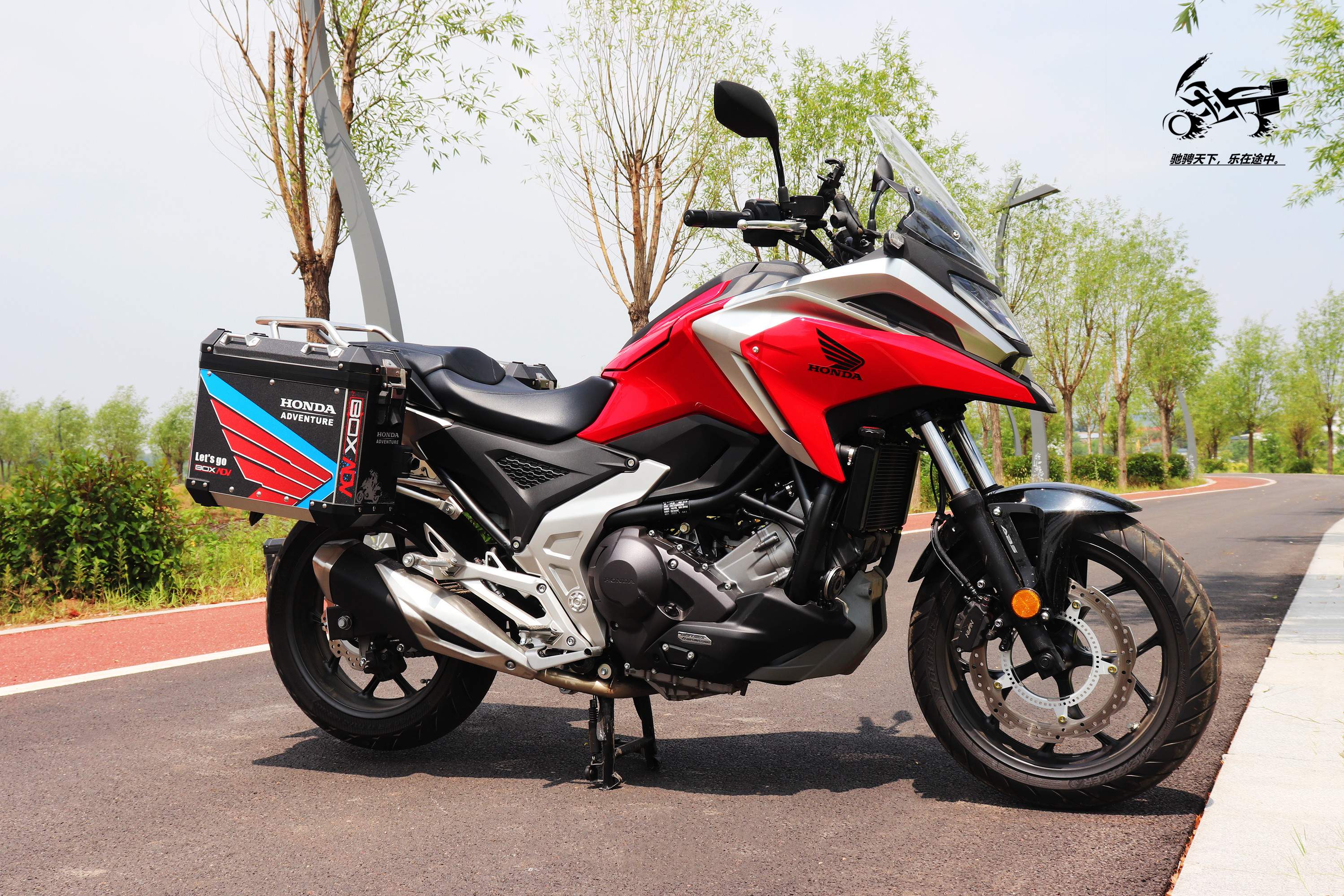 适用于21款honda本田nc750x摩托车改装三箱750d边箱尾箱护杠箱架黑色