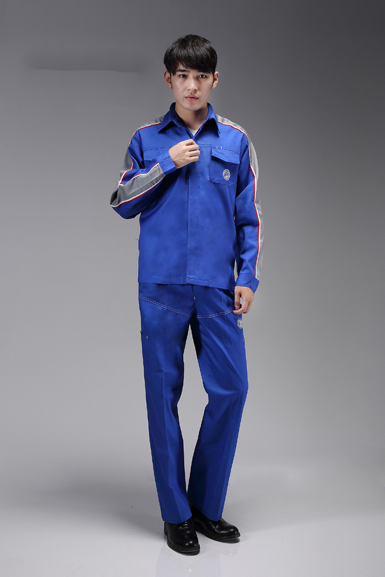 玉橙上汽大众工作服男汽车4s店售后工装汽修车间维修秋长套装夏季薄款