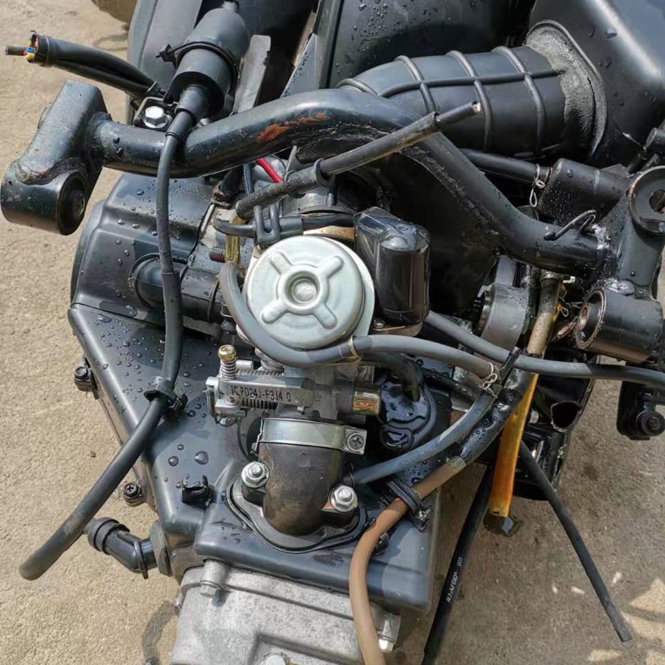 雅马哈鬼火福喜巧格100cc gy6 125cc原装1:1踏板摩托车通用发动机 gy6