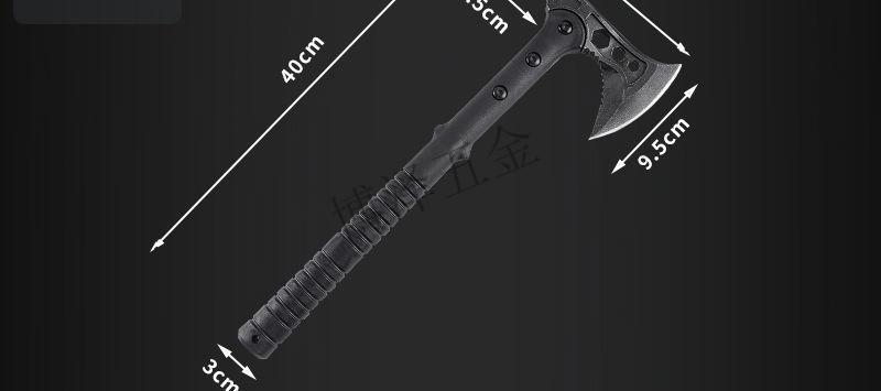 多功能战术斧斧头刀户外防身生存野外特种劈柴大工兵斧 锤形ctf【图片