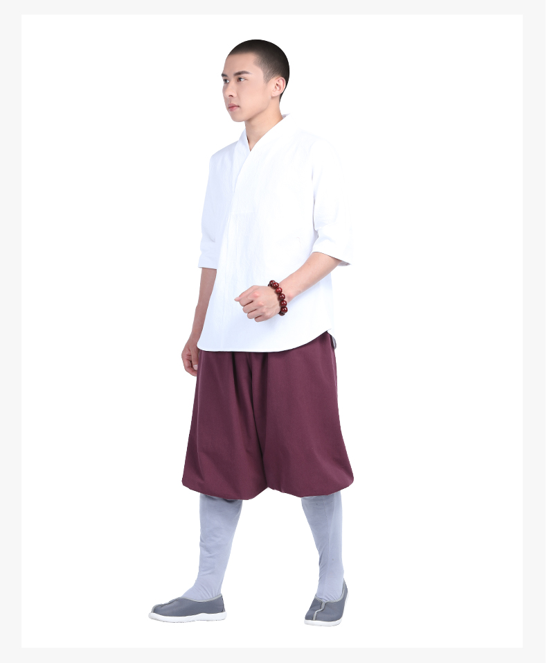【僧服和尚出家人穿的】尚远传统裤僧裤居士裤禅意休闲裤和尚裤子僧人