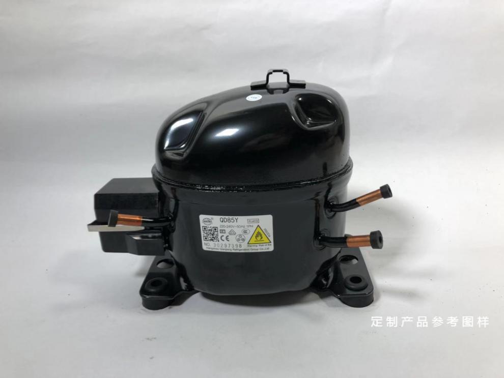 冰箱壓縮機r600a製冷配件萬勝qd65y153y冰櫃冷櫃r134aqd110h240w