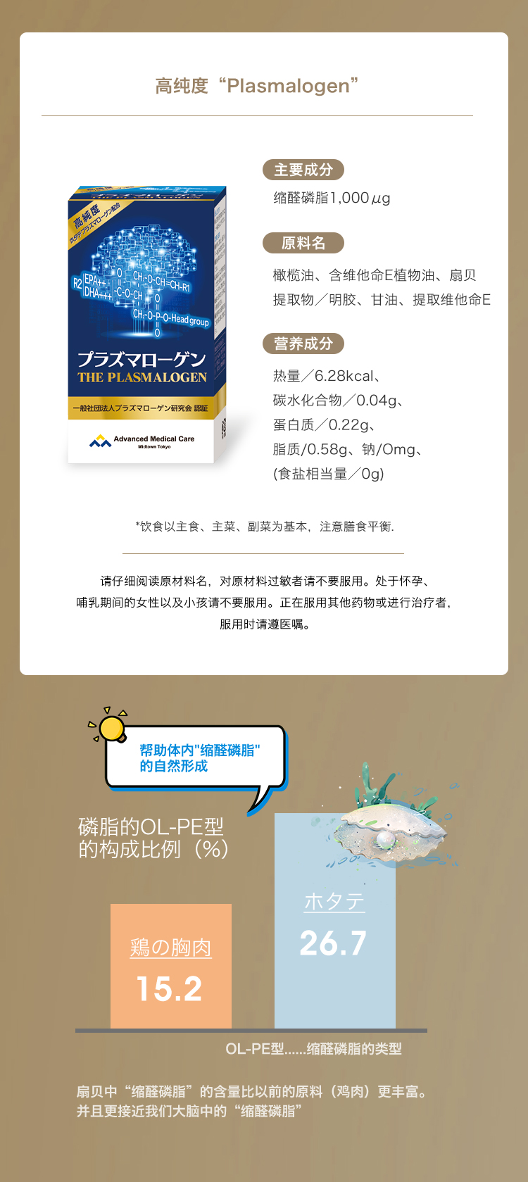 日本amc缩醛磷脂高浓度胶囊聪明之源预防老人痴呆增强记忆补脑健脑保健品缩醛磷脂胶囊60粒 袋 图片价格品牌报价 京东