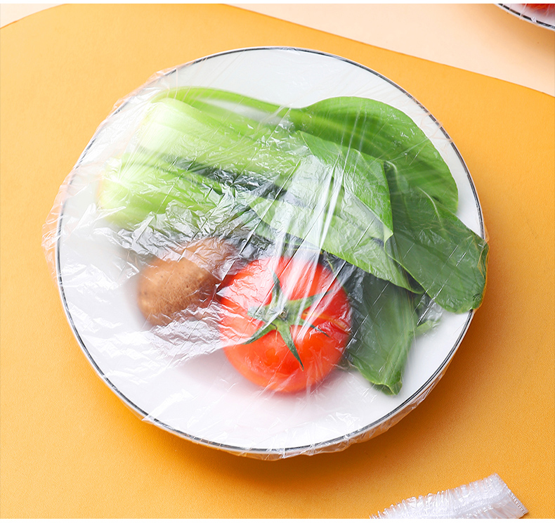 性保鲜膜套厨房剩饭菜保鲜罩自封口保鲜膜套微波炉碗加热专用1袋100只