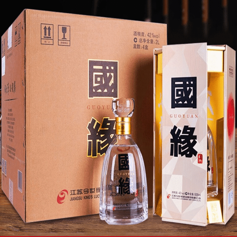 42度对开国缘500ml*6瓶 (3礼袋【图片 价格 品牌 报价】-京