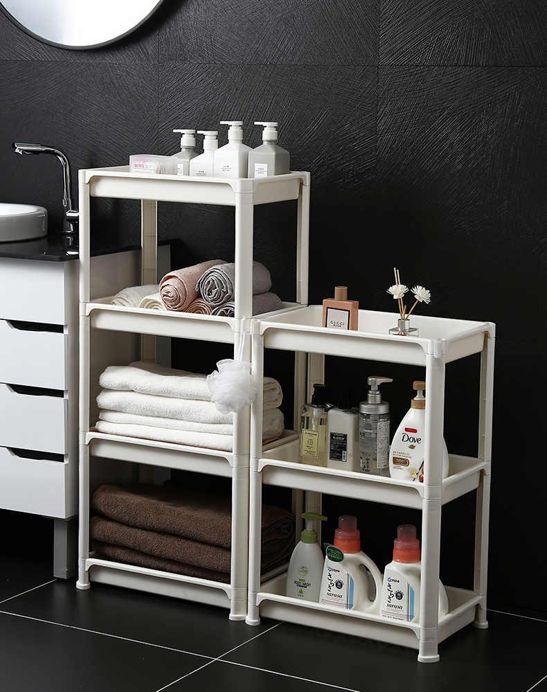 小型置物架搁物架置物架卫生间置物架落地式洗手间卫浴推车收纳架浴室