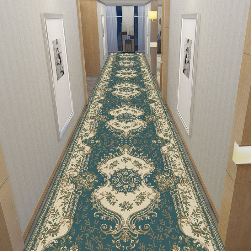 雪欧菲欧式走廊过道地毯客厅沙发茶几毯家用门厅玄关地毯防滑可定制