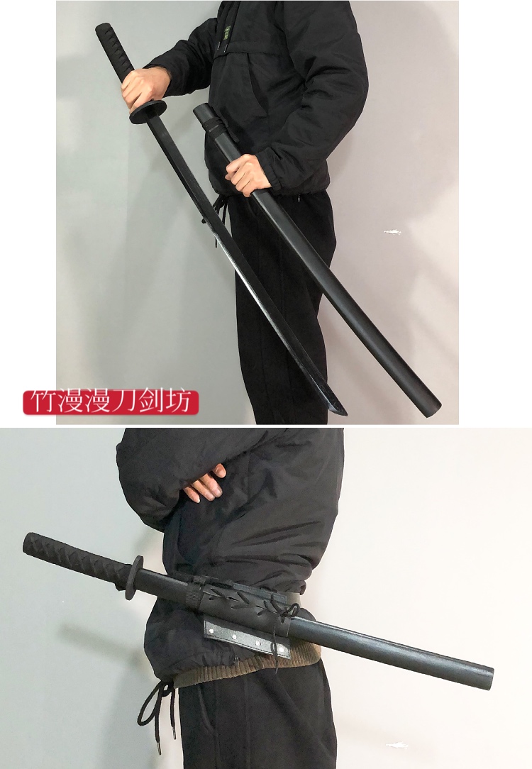 德梵蒂cos道具木刀儿童玩具木刀木剑剑道练习木刀纯木制日本武士带鞘