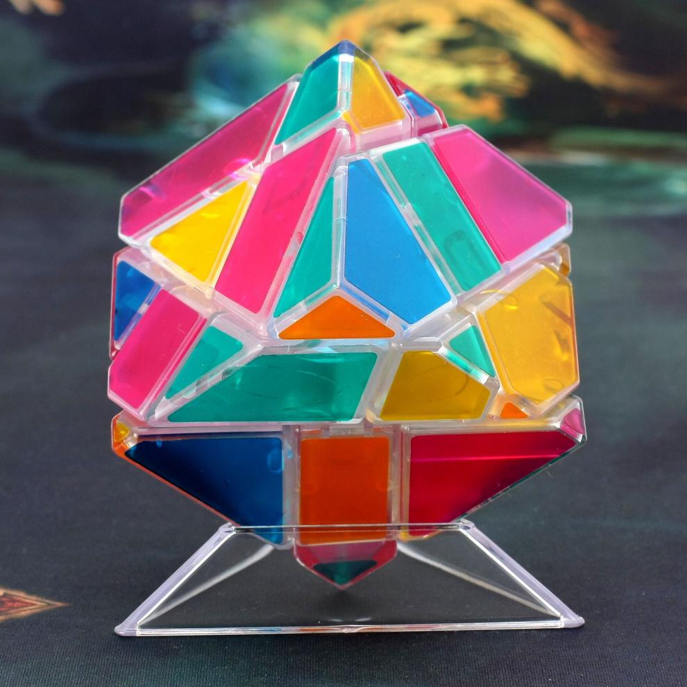 鬼魔魔方烧脑超难3三阶鬼魔魔方方寸碳纤维异形魔方顺滑学生玩具三阶