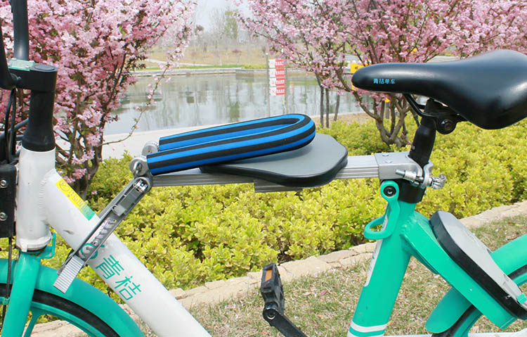 共享单车儿童椅可折叠 共享电单车儿童座椅前置折叠电动自行车宝宝坐