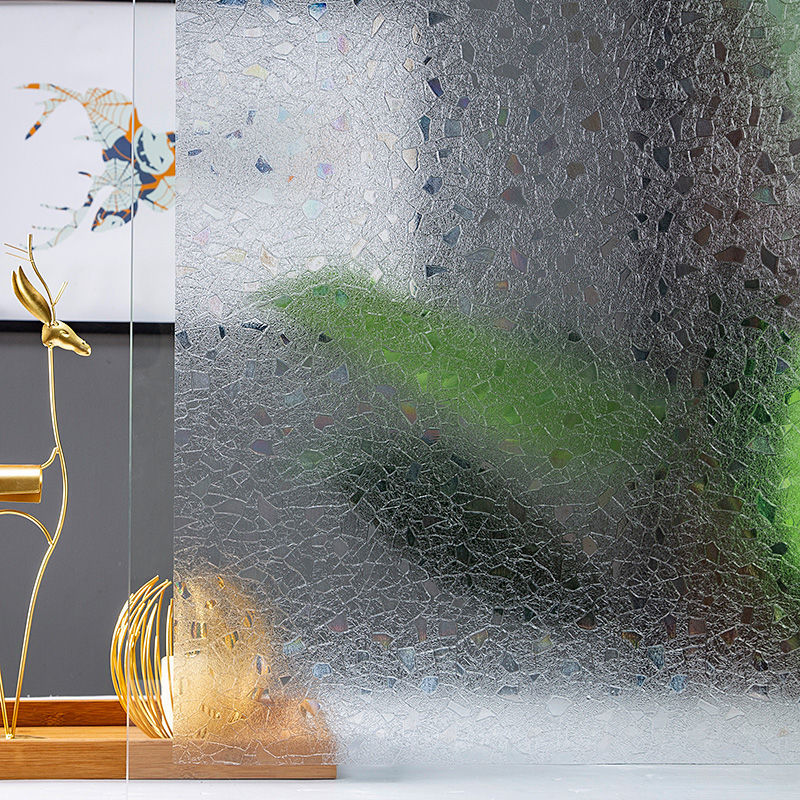 静电免胶磨砂窗户贴纸透光不透明卫生间玻璃防窥视遮光装饰贴膜四方