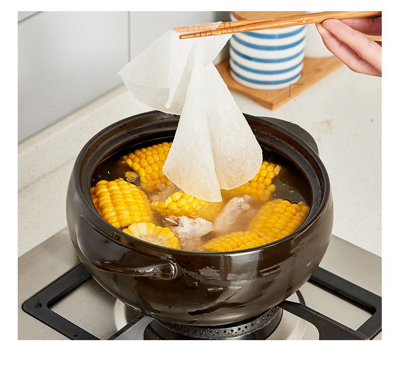 98进口厨房煲汤吸油纸食用吸油膜炖汤去油沫烧烤油炸食物滤油纸吸