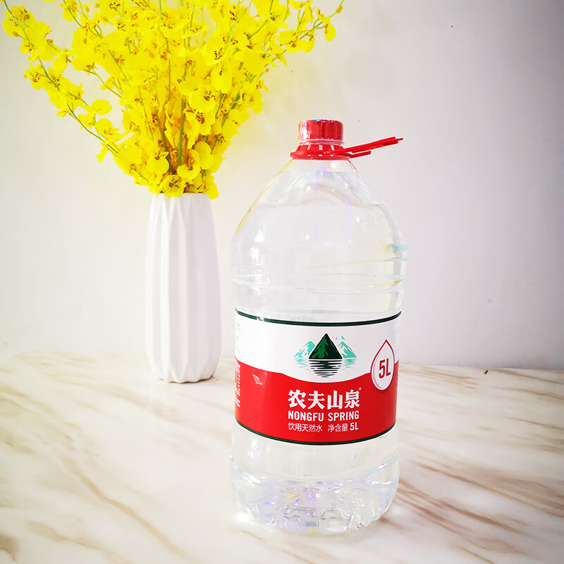 矿泉水5l整箱天然弱碱性矿泉水大桶装纯净水 4l*6桶*3箱(18桶)【图片