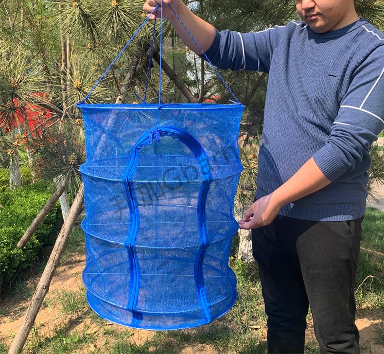 大号捉鱼的网笼多层防蝇晒罩加粗十字骨架特大号三层圆形直径50cm高