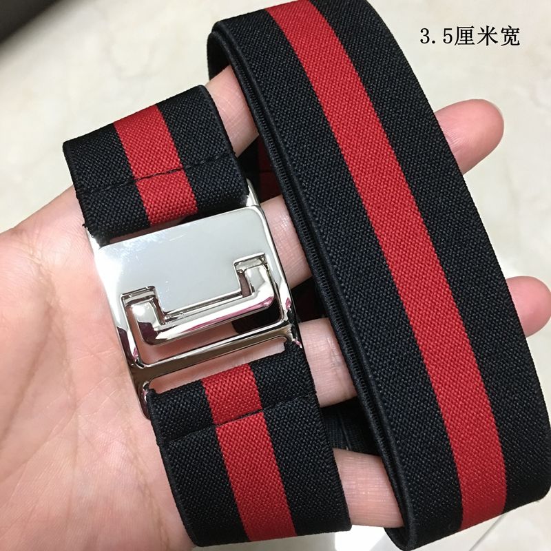 新品简易皮带商务弹力松紧腰带简约牛仔裤裤带时尚无痕男女士休闲隐形