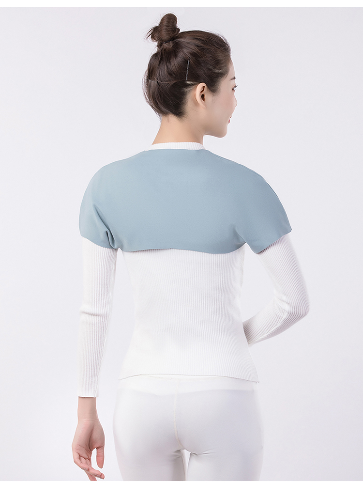 护肩保暖男女士护肩膀颈椎坎肩夏天薄款月子马甲背心产妇睡觉防寒黑色