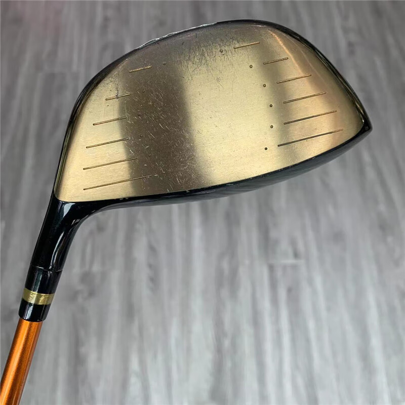 【实物拍摄】高尔夫球杆 金之铸75新sword 4wd男士黄金超标款1号木远