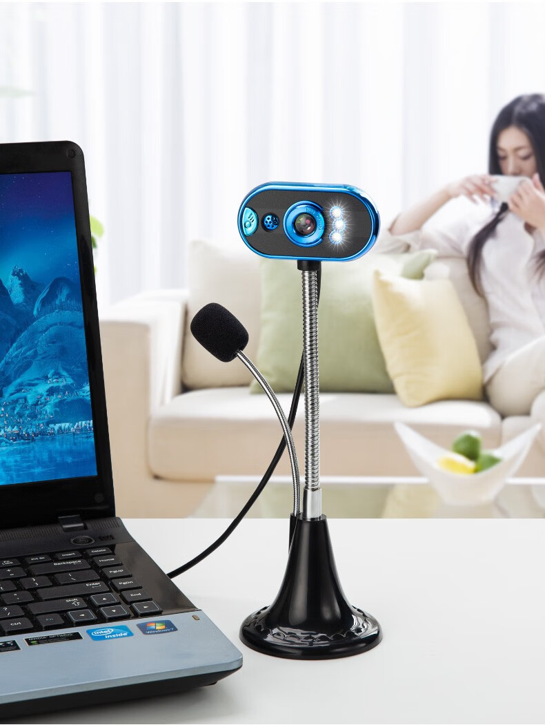 华为huawei智选通用电脑摄像头带麦克风机笔记本家用usb外置视频话筒