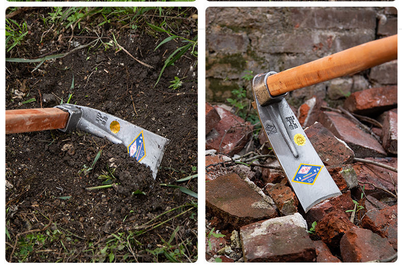 农具大全种地工具全钢锄头多功能开沟神器农用老式挖土挖地种菜工具翻