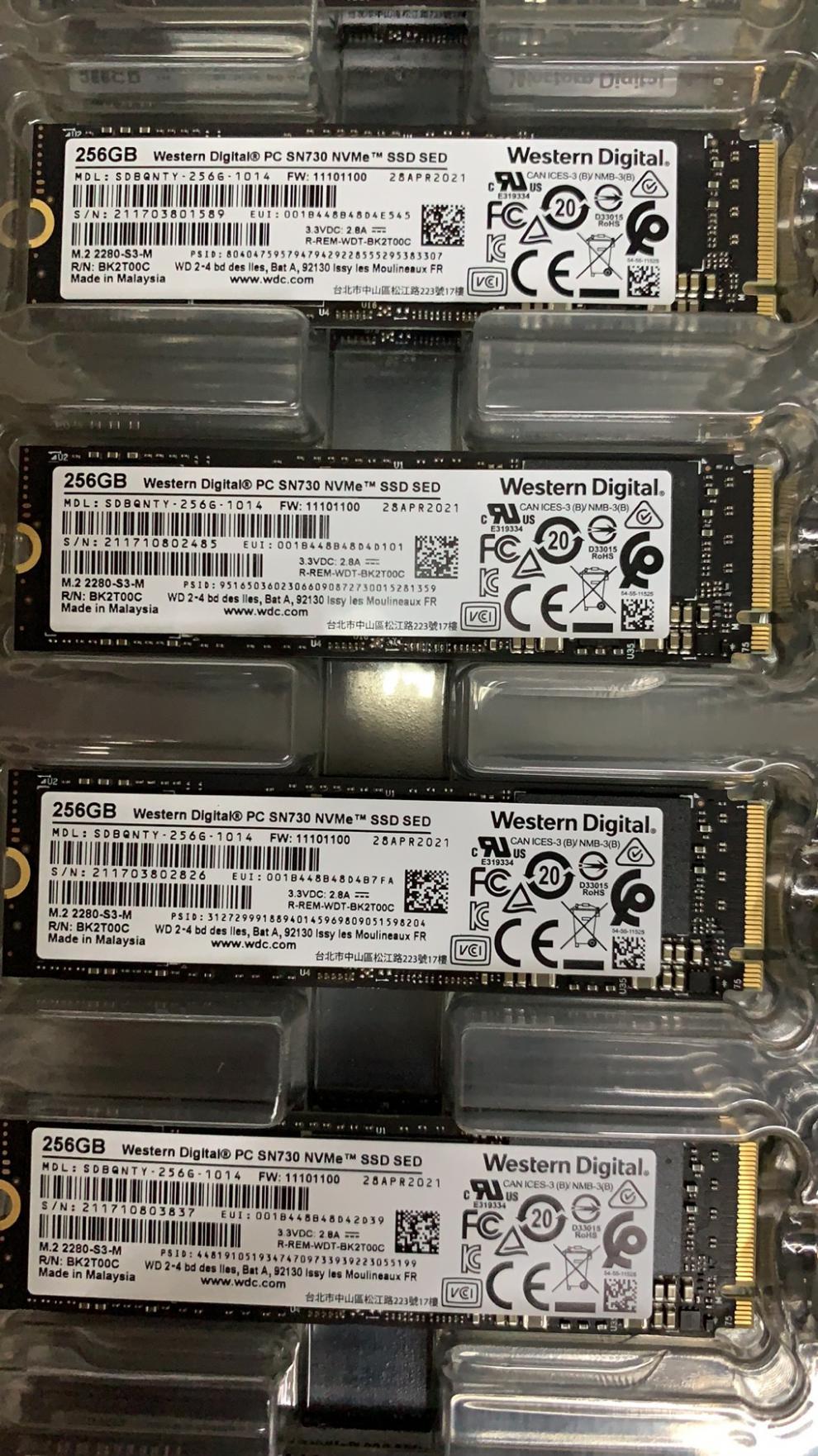 水木风wd sn730 256g m.