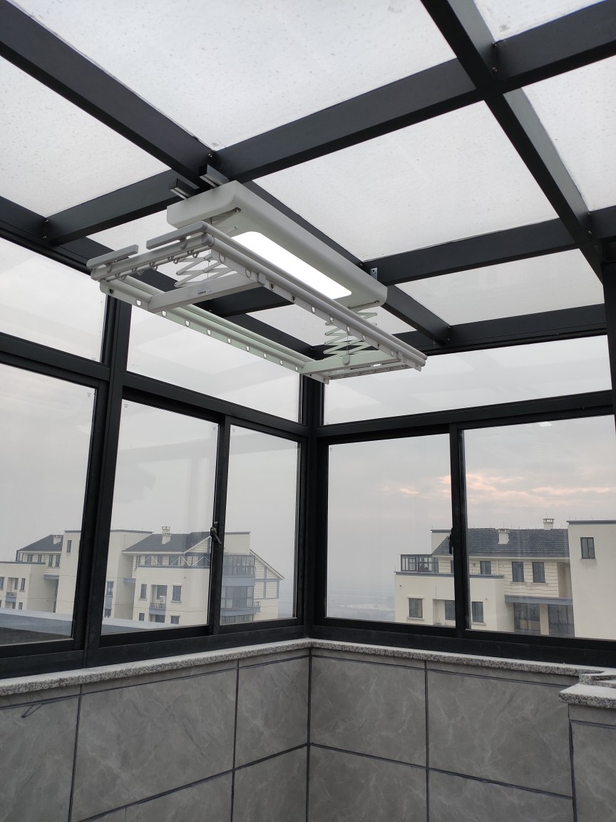 云支架阳光房专用电动晾衣架安装配件晾衣机固定神器顶座斜顶通用泰鹏