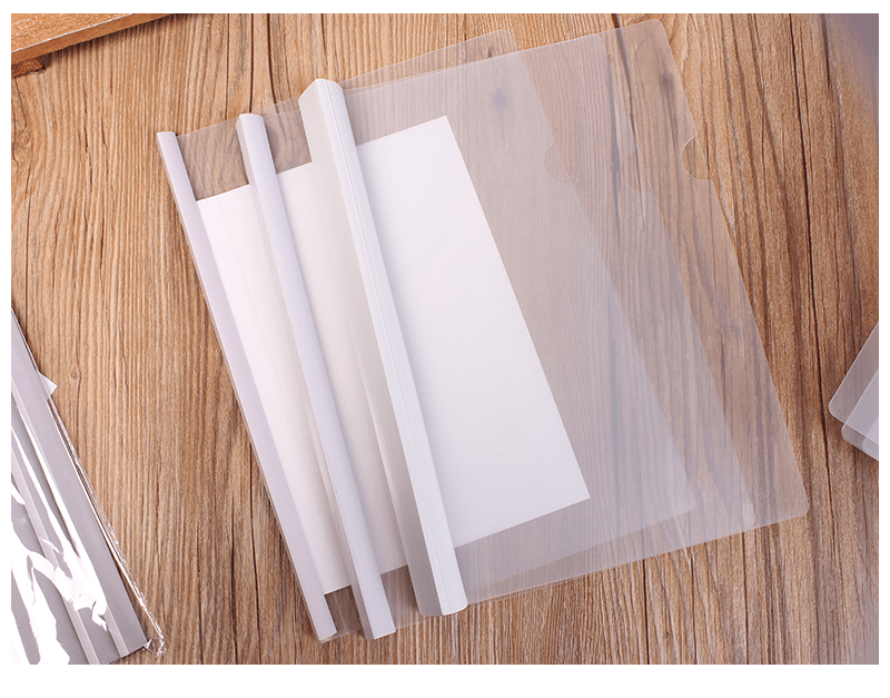 书皮a4a3塑料报告夹学生用书夹子资料夹透明文件套8k16k竖版可夹50张