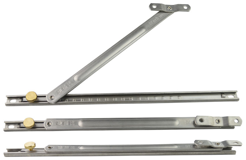 平开窗限位器免打孔 外开窗限位器 平开窗风撑迪福德窗户限位器塑钢窗