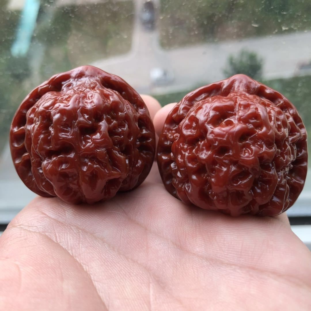 七夕情人节礼物最饰潘家园捡漏文玩核桃机刷包浆玉化核桃官帽核桃把玩