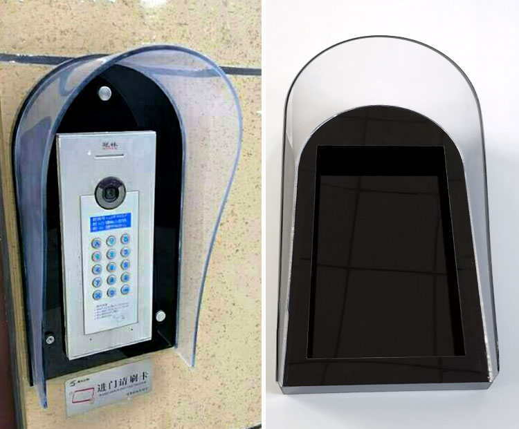 舞万花室外防水罩定制中控门锁防雨罩门禁防雨罩户外考勤机防护盒