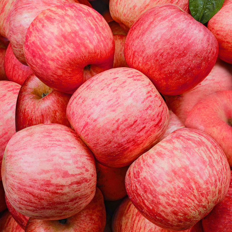 山东烟台红富士苹果水果10斤整箱平果新鲜脆甜当季条纹冰糖心5斤严选