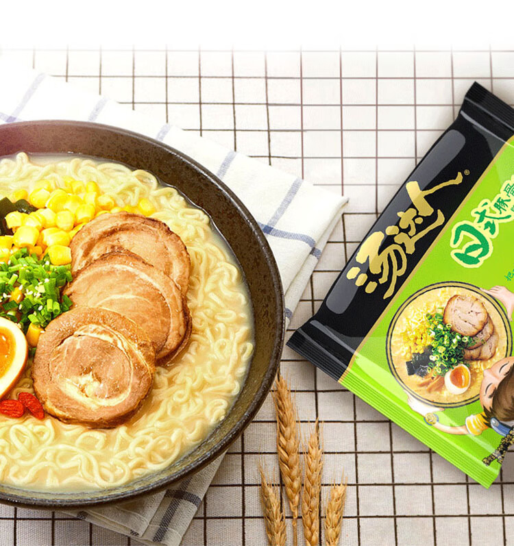 统一汤达人方便面袋装日式豚骨拉面整箱30包罗宋酸辣泡面混合song碗15