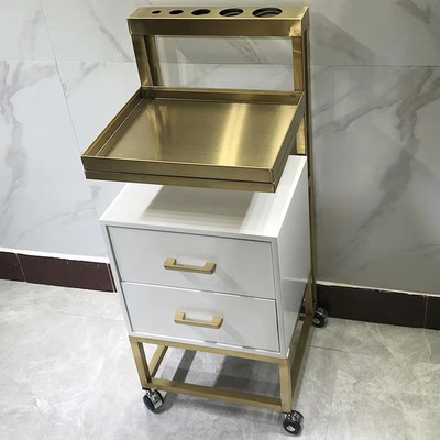 理发店工具柜发廊专用工具台美容院多功能置物架美发店小剪发柜子两抽