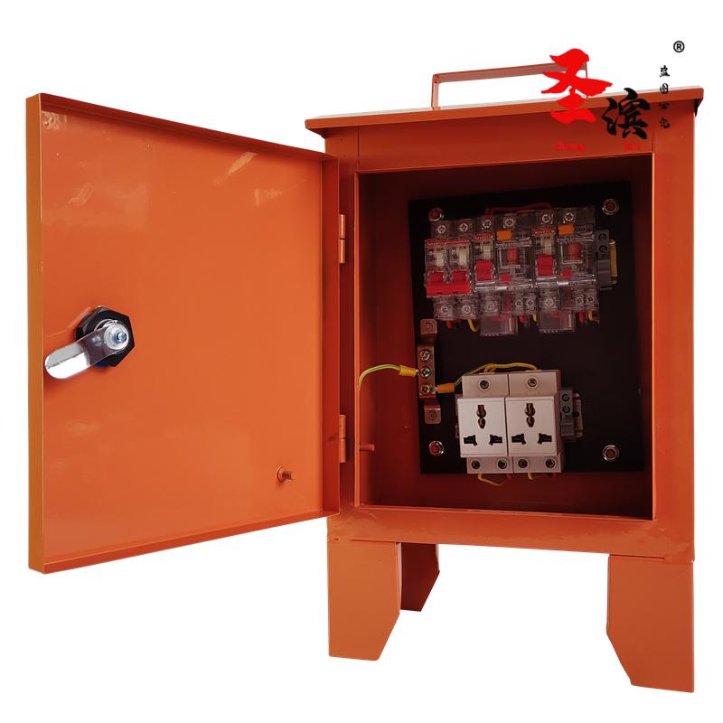 标准户外透明移动防雨漏电工业防爆插座配电箱套装透明ipn总开关1个