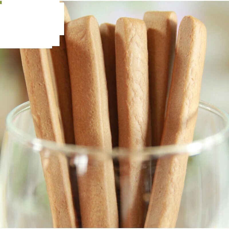 手工阿拉棒饼干巧克力代餐磨牙棒手指硬饼干零食150g