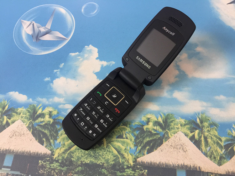 三星b289电信版cdma经典怀旧小巧翻盖按键省电学生 蓝色【电信卡专用