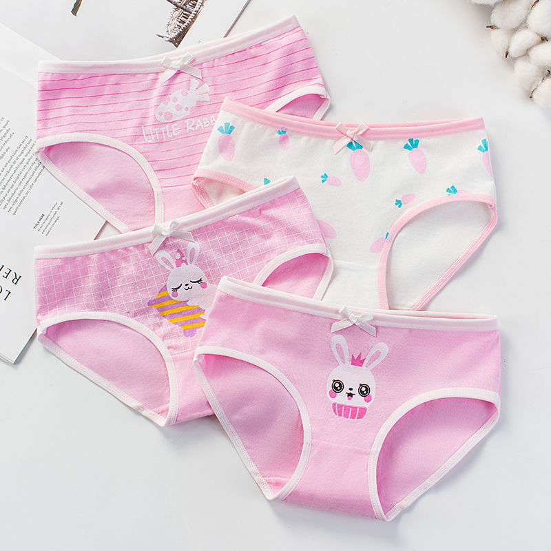 儿童巴拉巴·拉女童内裤棉质儿童三角宝宝婴儿中大童小学生面包裤中小