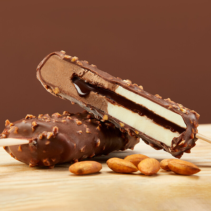 伊利巧乐兹经典巧脆棒脆香饼巧克力脆皮雪糕冰淇淋冰激凌冷饮75g10支